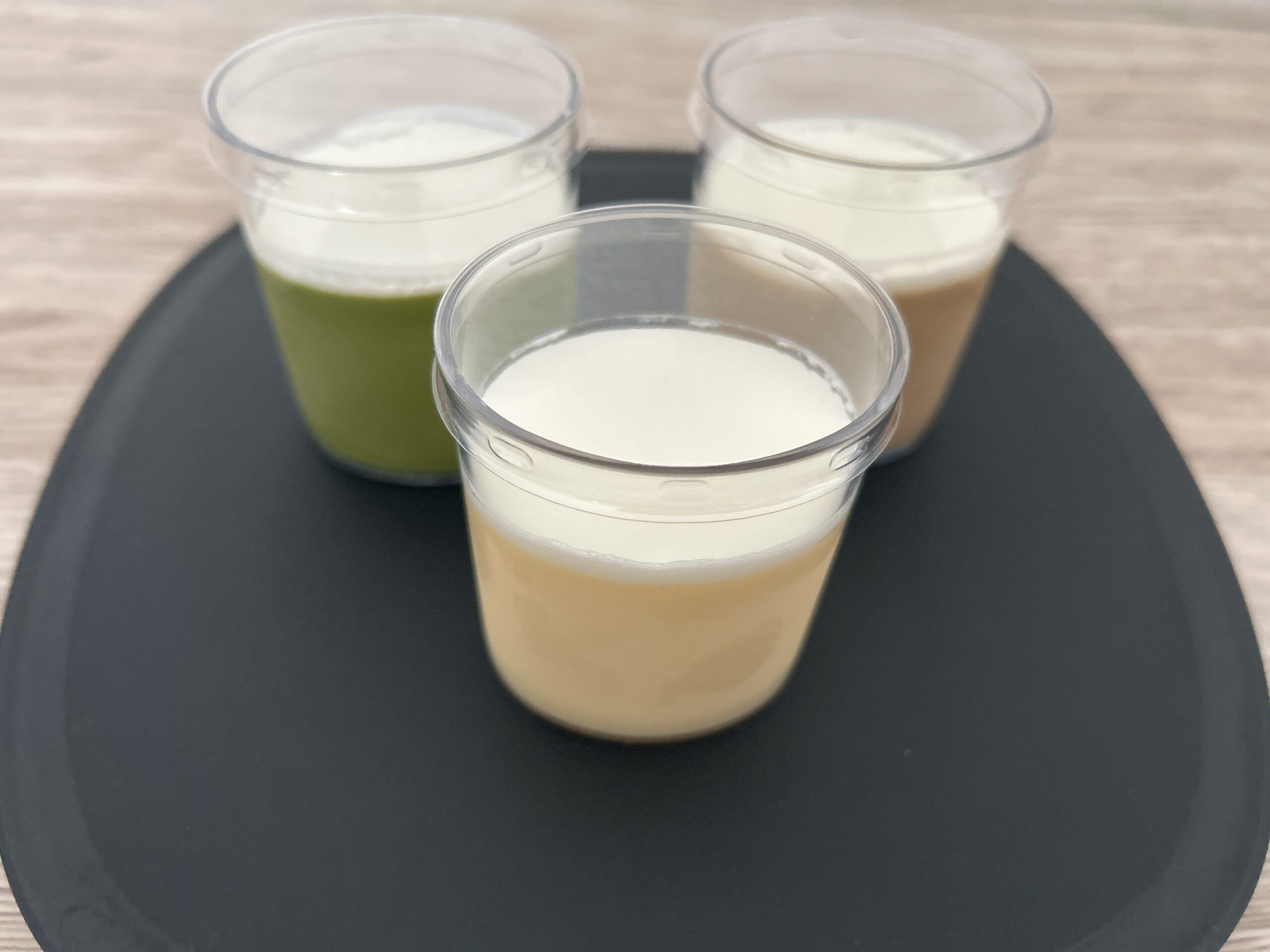 銀座華茶　プリン　比較