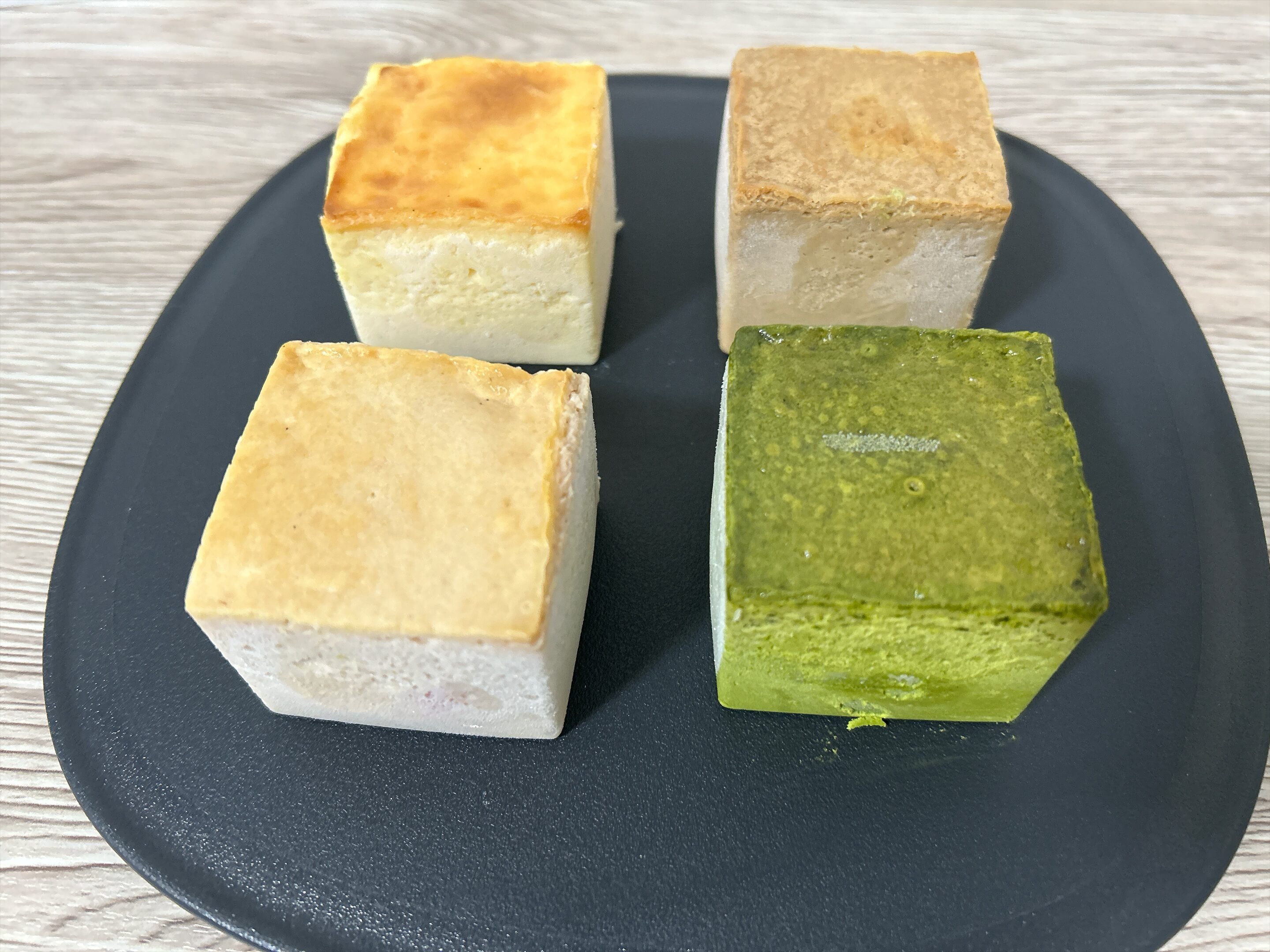 Mr. CHEESECAKE 4種 比較 断面